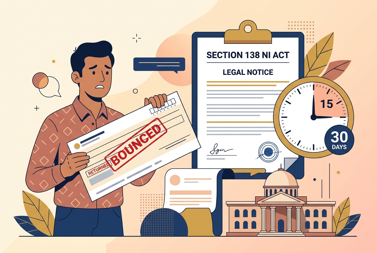 Cheque Bounce Notice Section 138 India