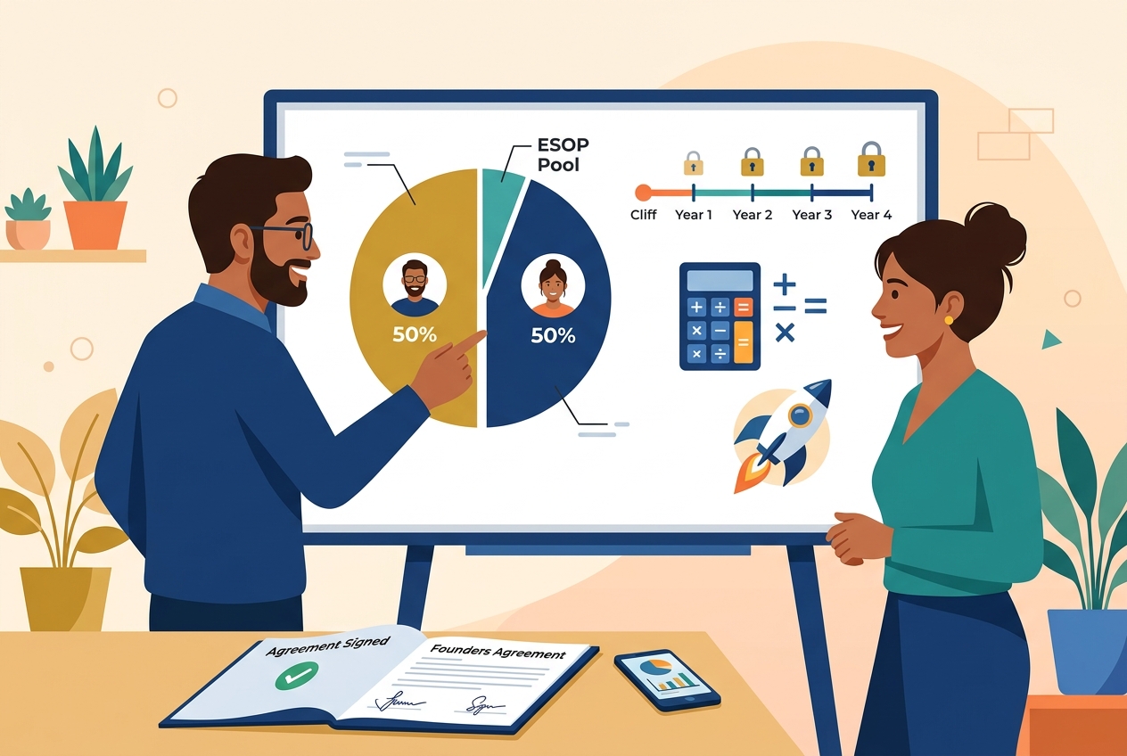 Co-Founder Equity Calculator Guide India