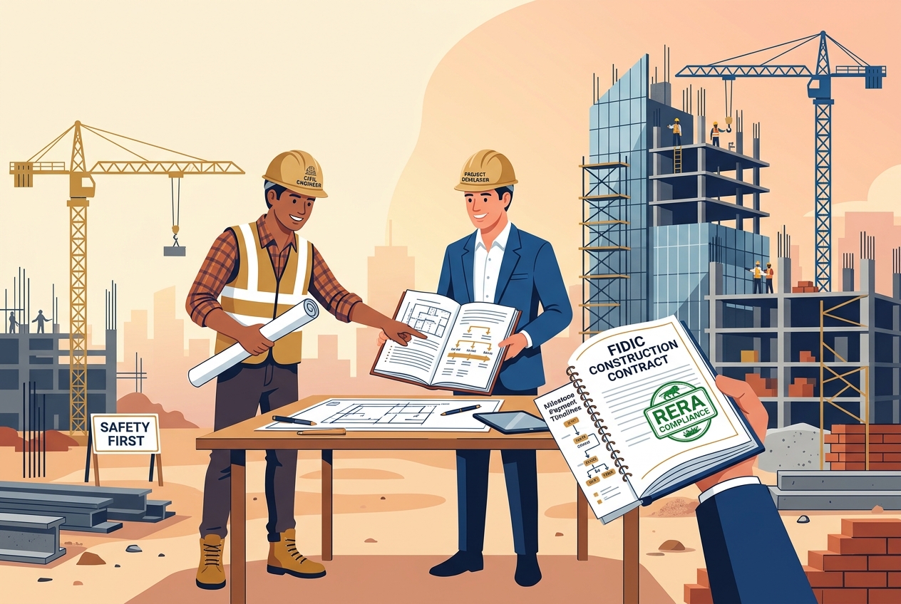 Construction Contract Guide India FIDIC and RERA