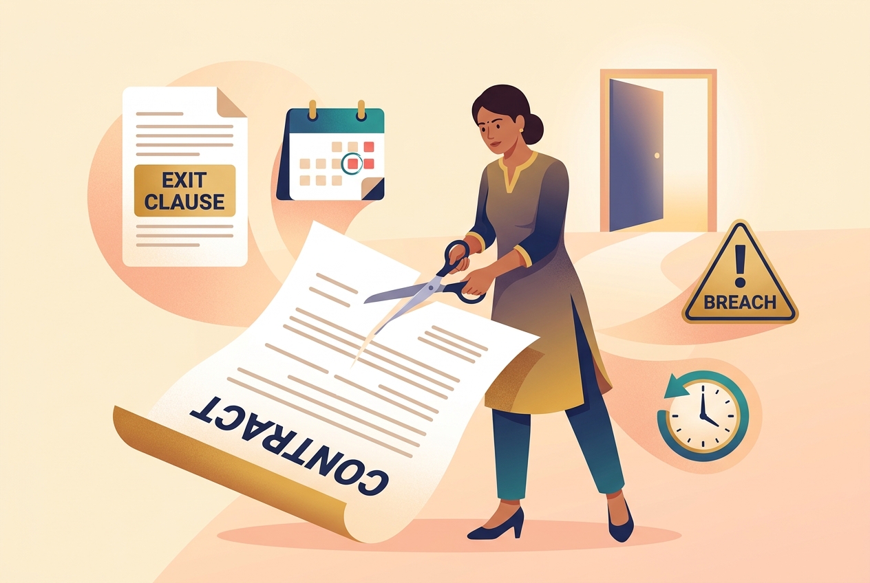 Termination for Convenience Clause India: Meaning, Risks & Remedies
