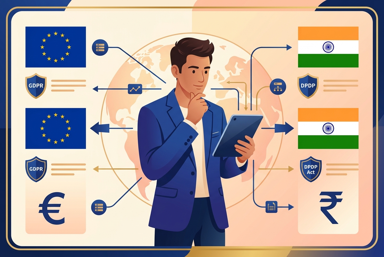 GDPR vs DPDP Act Key Differences for India and EU Businesses