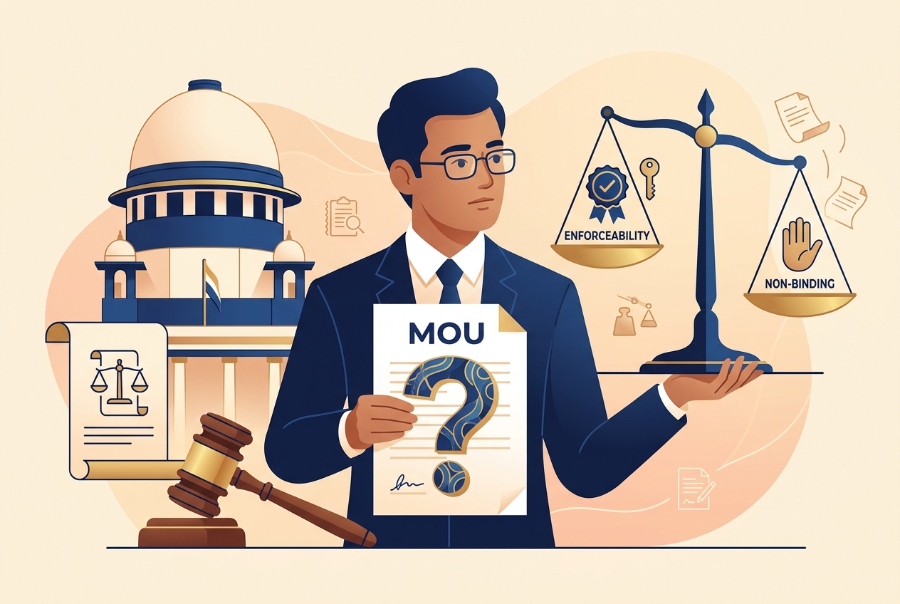 Is MOU Legally Binding in India