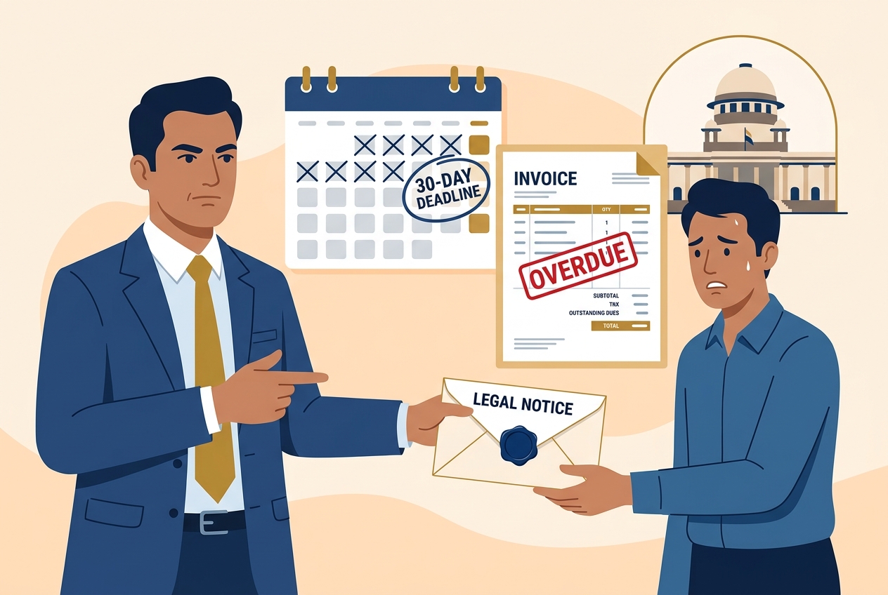 Legal Notice Non Payment of Dues India