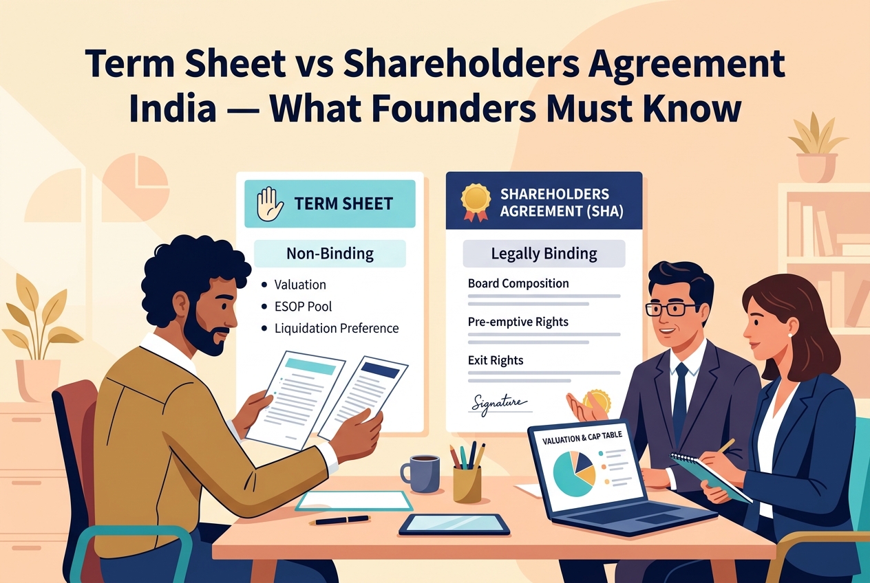 Term Sheet vs SHA Guide India